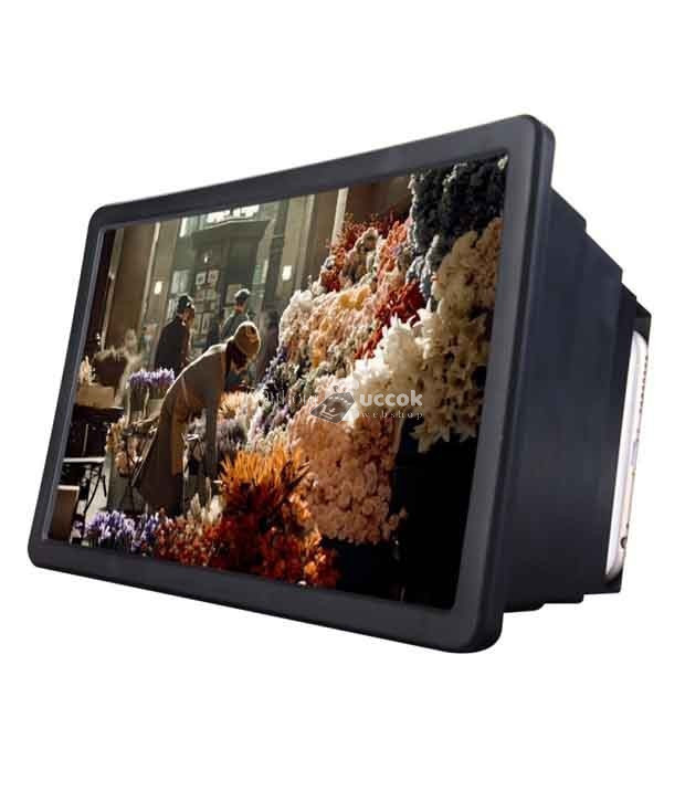 Image of Teleszkópos Mobiltelefon Kijelző Nagyító - Fekete, Hordozható Képernyőnagyító Okostelefonokhoz