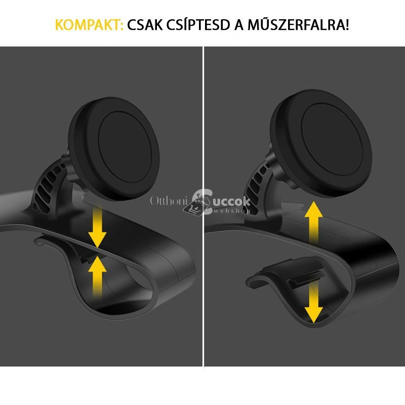 Image of Univerzális Műszerfalra Csíptethető Telefontartó Autós Használatra