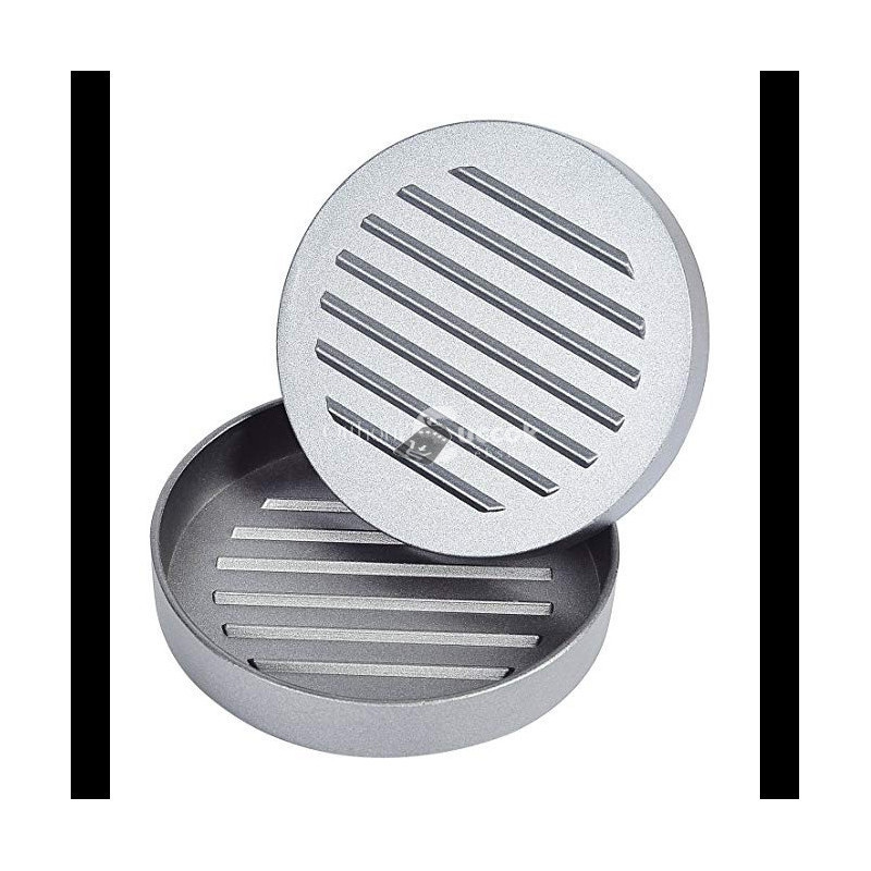Image of Hamburgerhús prés, Grillprés konyhai eszköz grillezett hamburger készítéséhez