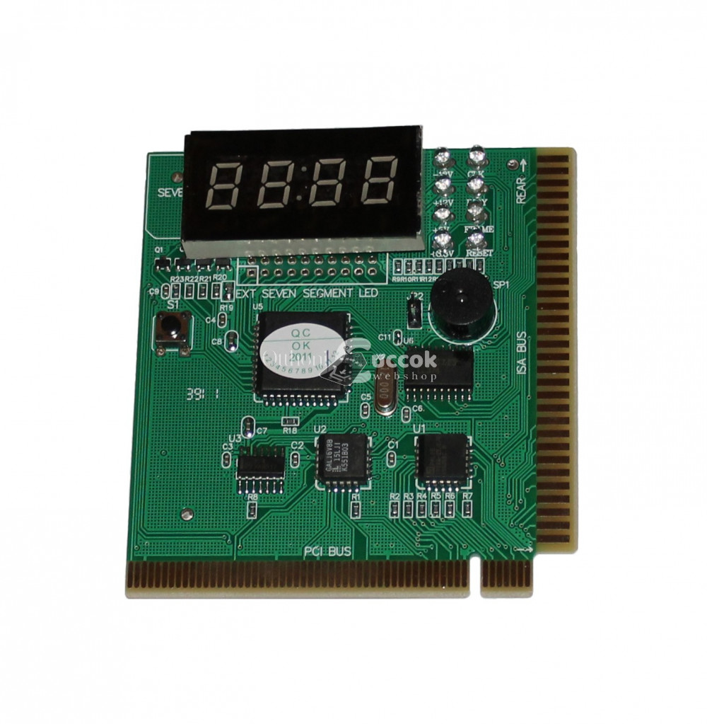 Image of PC diagnosztika alaplap POST teszter PCI ISA