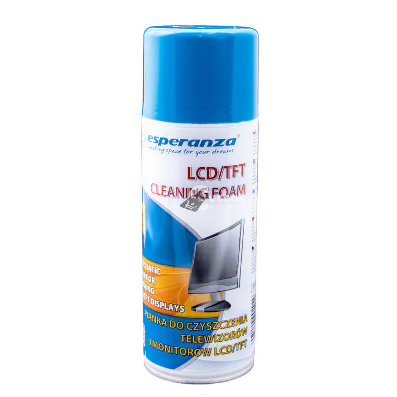 Image of Esperanza tisztító hab LCD/TFT képernyőkhöz 400ml - ES119