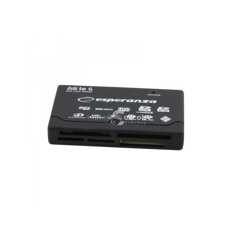 Image of Esperanza USB 2.0 kártyaolvasó - Minden egyben megoldás - EA119