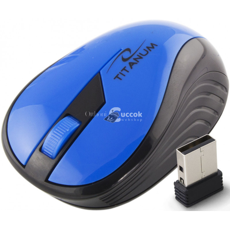 Image of Szivárványos Titanum vezeték nélküli optikai egér 3D USB 2.4GHz