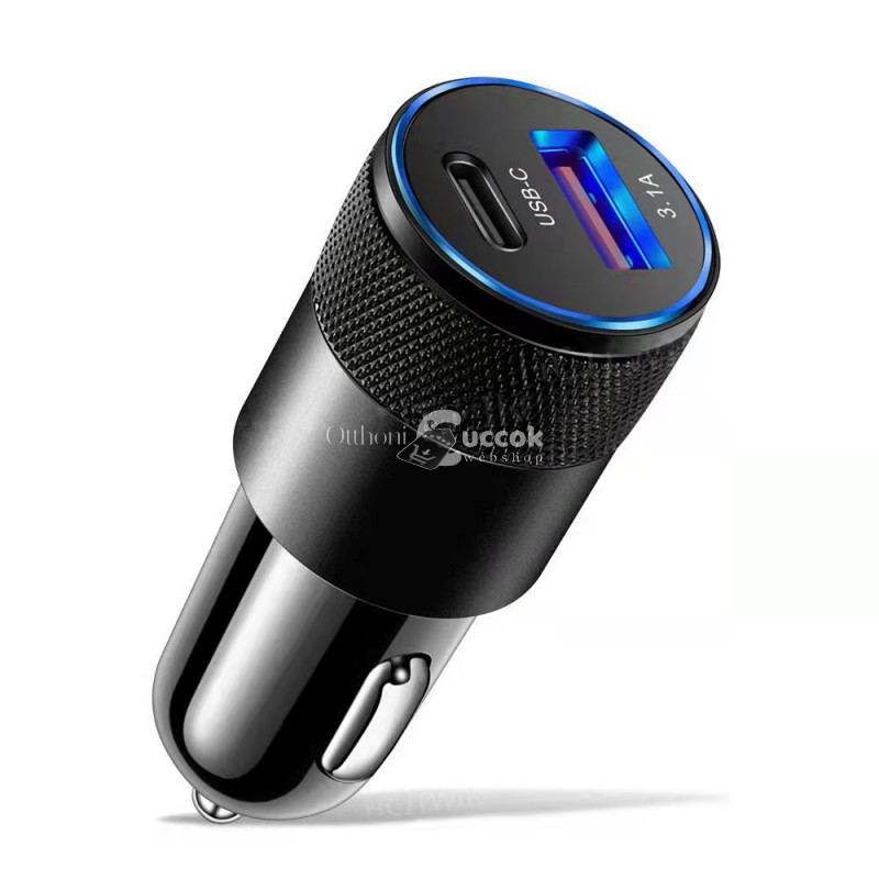 Image of usb-c autós töltő adapter