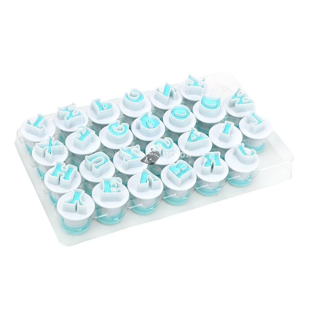 Image of ABC betű szaggató tortadíszítéshez, ABC-s fondant forma