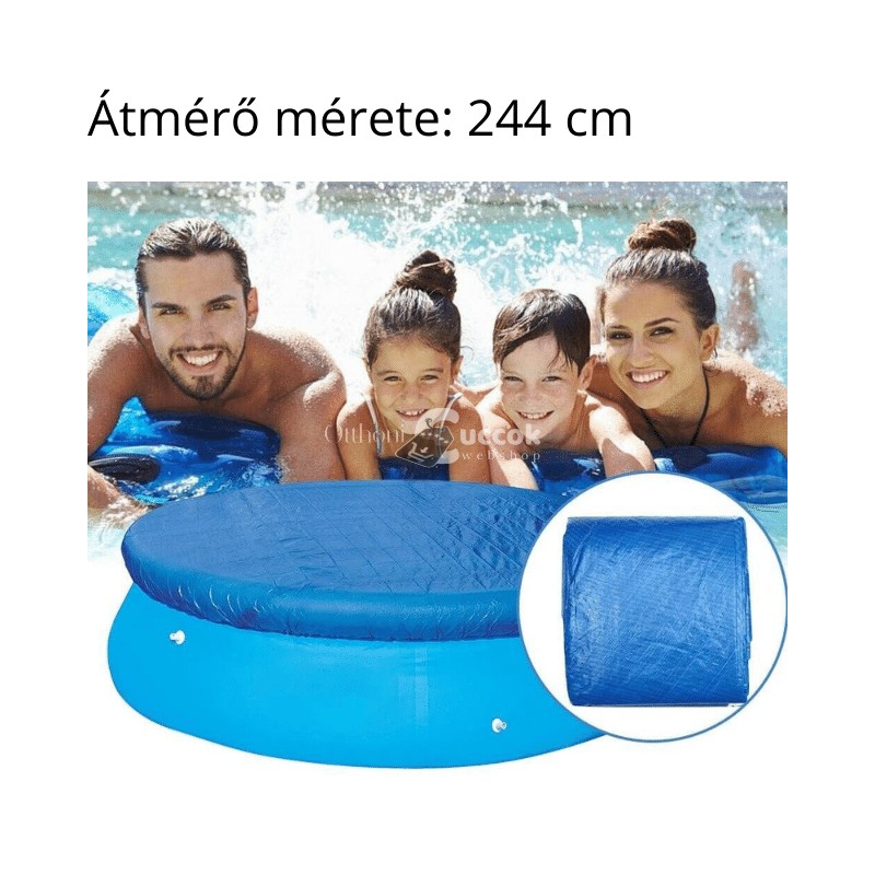 Medence takaró ponyva 244 cm átmérővel