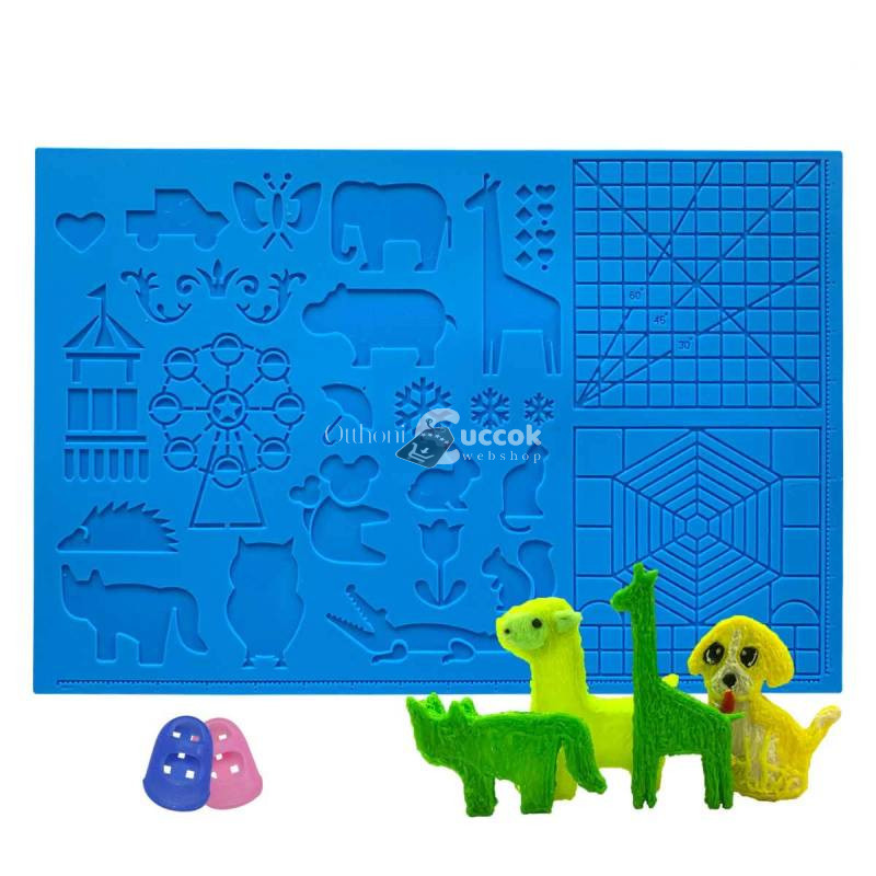 Image of Szilikon sablon 3D tollhoz