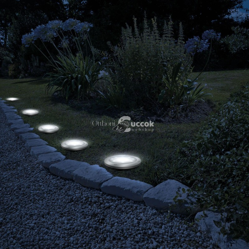 Image of Kör alakú LED-es leszúrható szolár lámpa