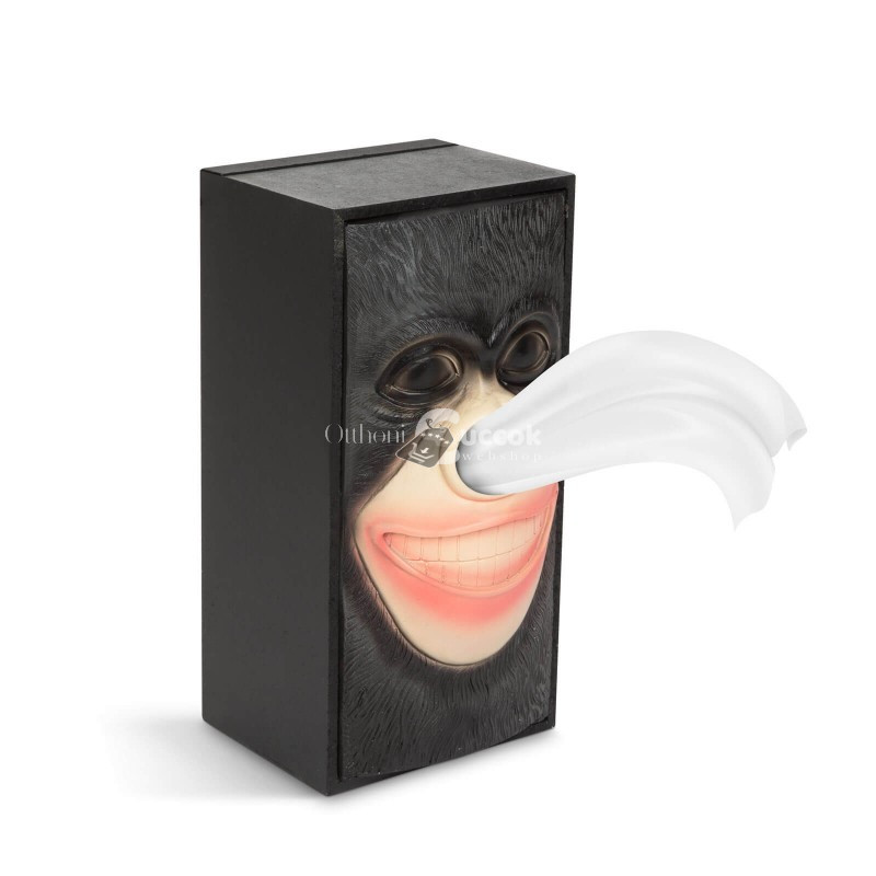 Image of Papírzsebkendő, tisztítókendő adagoló (gorillamintás)