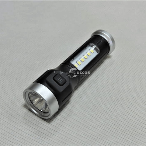 Image of Újratölthető zseblámpa + COB lámpa, 500 mAh