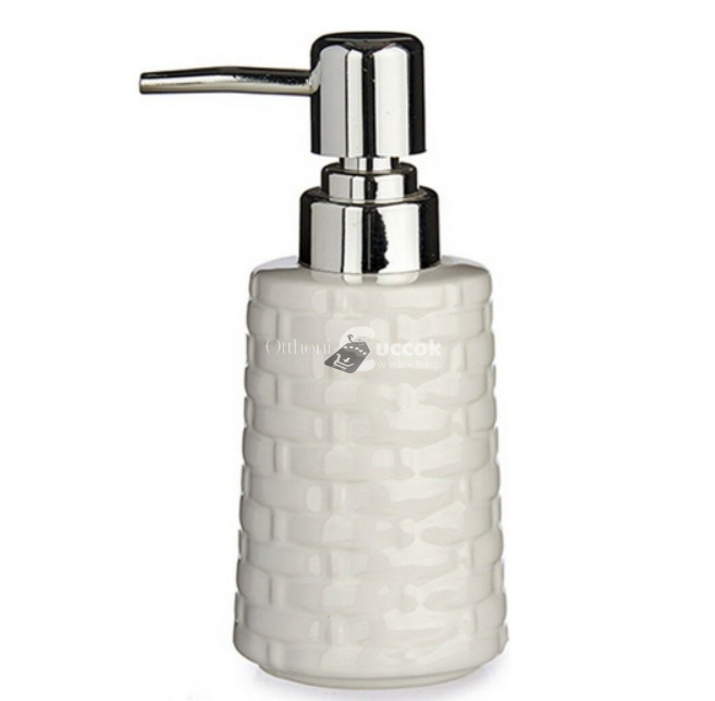 Image of Kerámia szappan adagoló – fehér – 150 ml