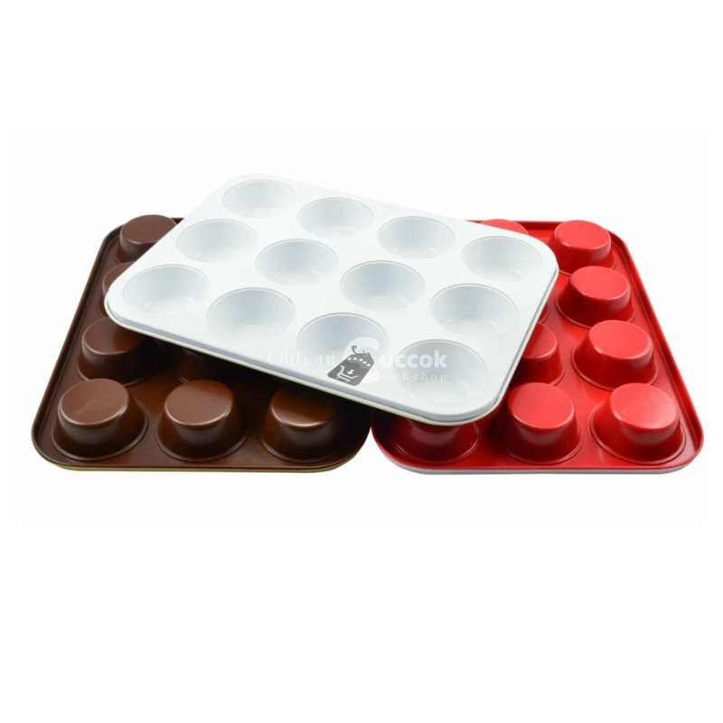 Image of Perfect Home kerámia bevonatos muffin sütő 12 db-os