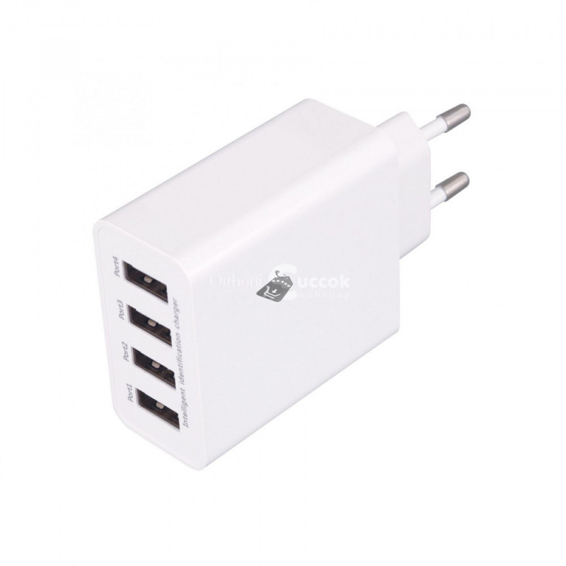 Image of USB hálózati töltő, 4x3.1A, SUM 5A