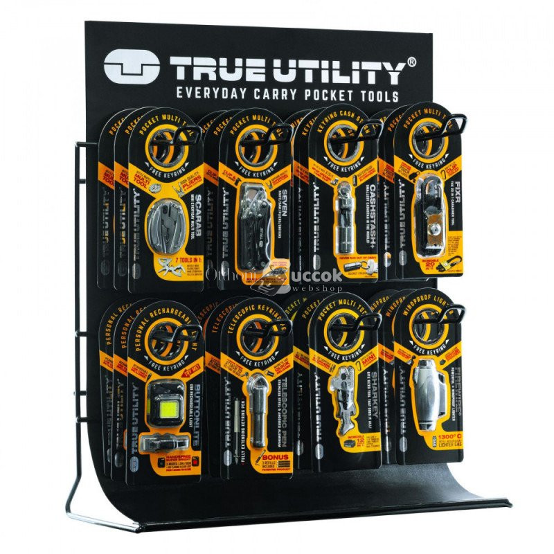Image of TRUE UTILITY 8 akasztós, pultra helyezhető display