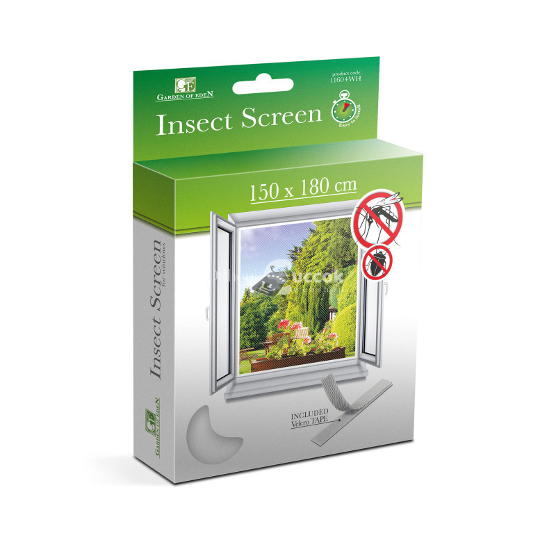 Image of Garden of Eden Szúnyogháló ablakra - 150 x 180 cm - fehér