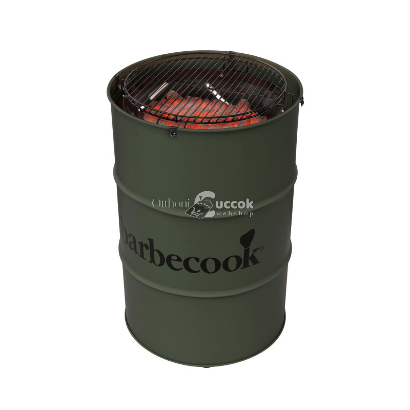 Image of Barbecook BC-CHA-1022 Edson faszenes grillhordó, zöld, 47,5cm átmérő