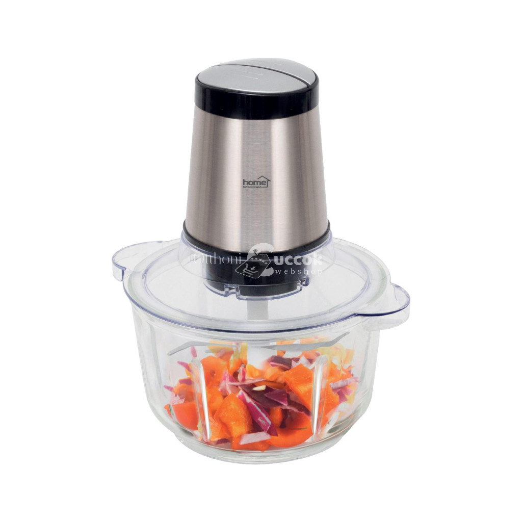 Image of Home HGAP15 aprító, 400 W, 1,8 L üvegtál, 2 gomb, 2 sebességfokozat, STOP funkció, túlmelegedés elleni védelem, 2 kg