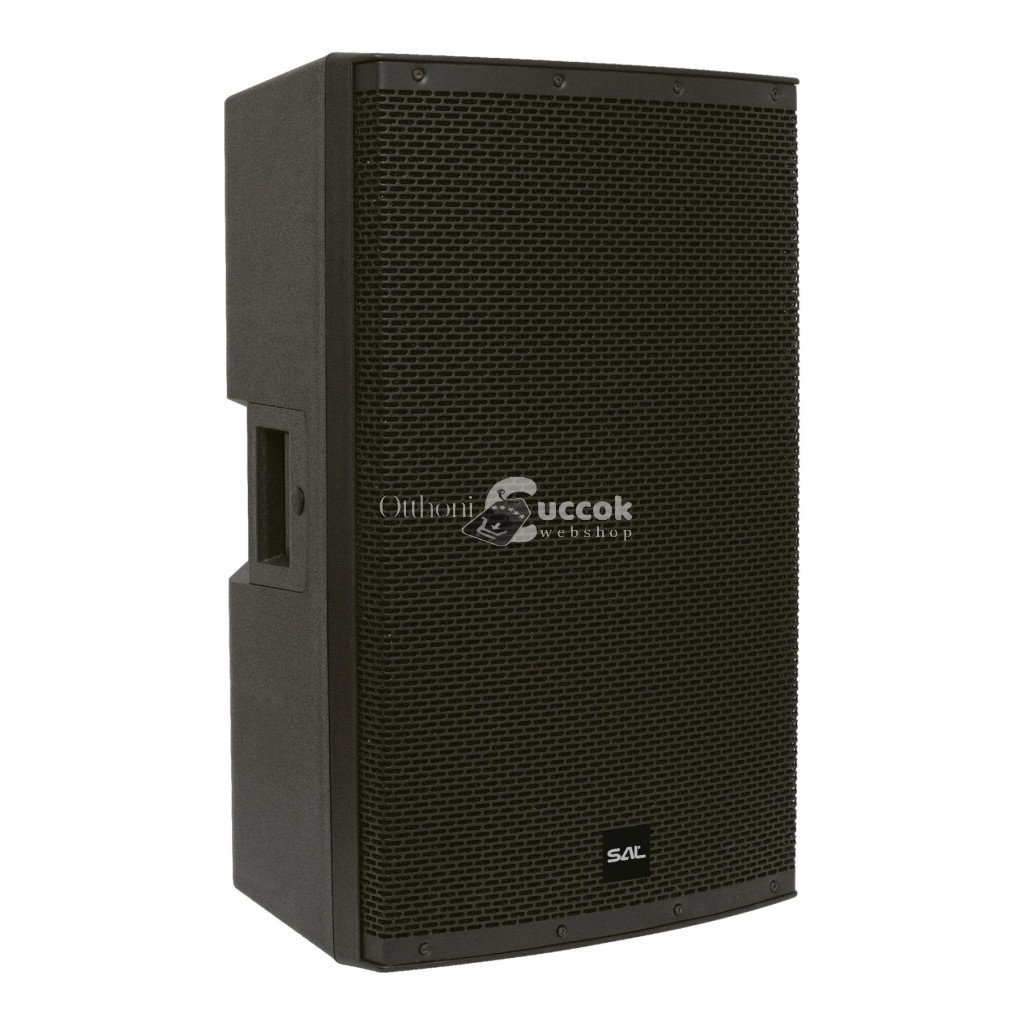 Image of SAL PAP43BT professzionális hangdoboz, 38cm mélysugárzó, aktív zenekari hangdoboz, Bluetooth, MP3, USB, SD, multimédia lejátszó, digitális kijelző