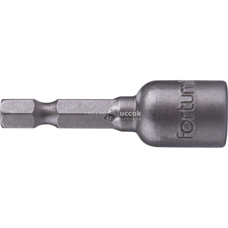 Image of FORTUM behajtó hatlapfejű csavarhoz ; 7×48mm, 1/4' hatszög befogás, CV, mágneses