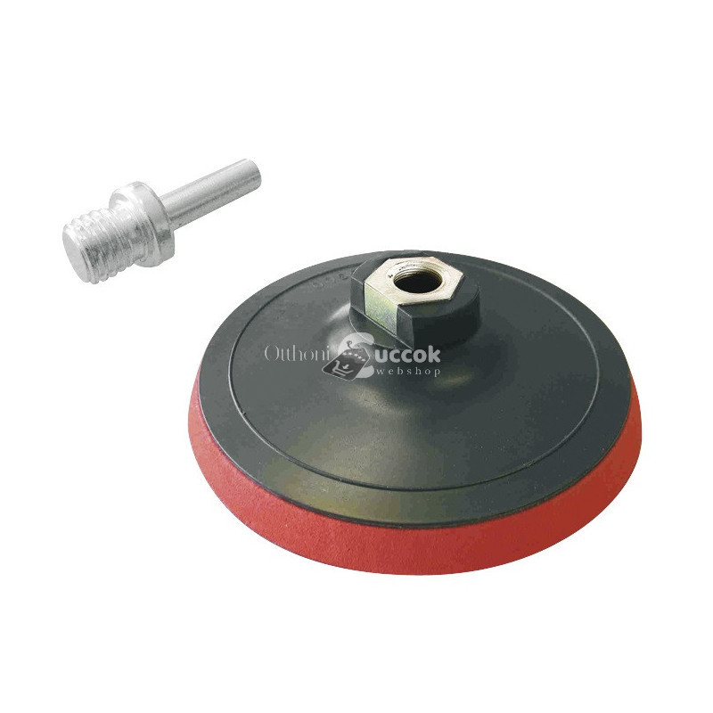 Image of EXTOL CRAFT gumitányér fúrógéphez; 115mm, tépőzáras, max. ford.:12.500 1/min