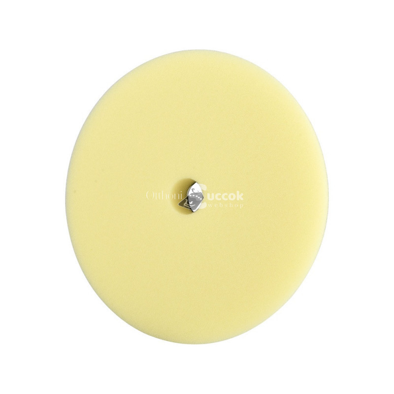 Image of EXTOL PREMIUM polírkorong, erős polírozás, T80, 180×25mm, tengely: 22 mm; sárga, tépőzáras