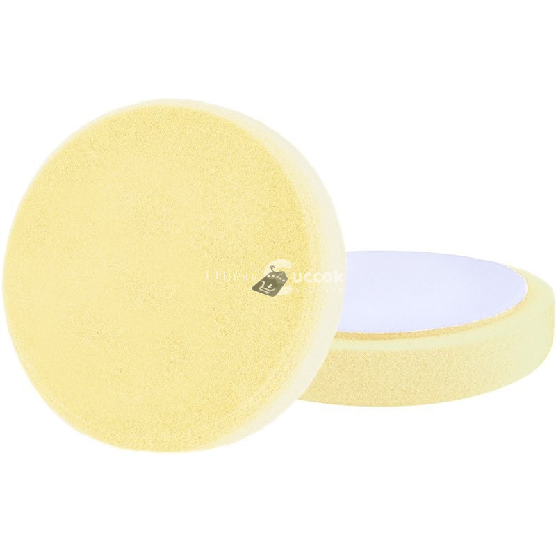 Image of EXTOL PREMIUM polírkorong, erős polírozás, T80, 200×30mm; sárga, tépőzáras