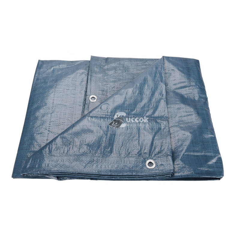 Image of EXTOL CRAFT takaróponyva, vízálló, de nem UV álló; 100g/nm, 2×3m névleges méret, valós méret: 1,9×2,85m, PE, lefűző lyukak