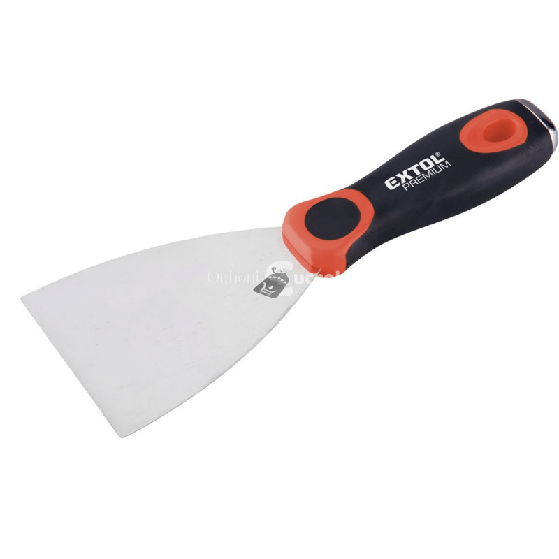 Image of EXTOL PREMIUM spakli, üthető; 12,5 cm, inox, két komponenses műanyag nyél (tisztító)