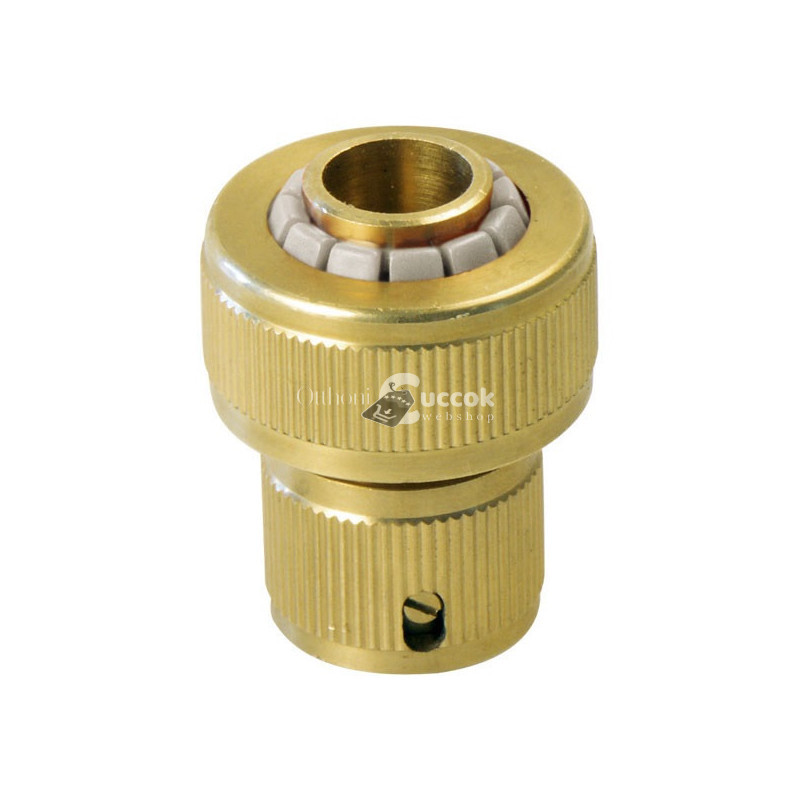 Image of EXTOL PREMIUM gyorscsatlakozó, réz; 3/4'', stoppos