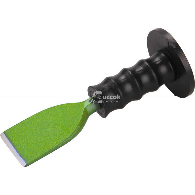 Image of EXTOL CRAFT laposvéső, műanyag kézvédővel; 230mm, 57 mm széles vágóél (16 mm szár), edzett, hőkezelt szénacél