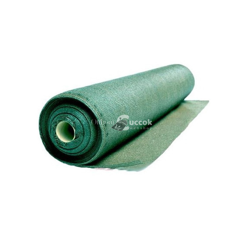 Image of Árnyékoló háló medence fölé, kerítésre, GOLDTEX 1x10m zöld 95%-os takarás - Kerítésháló medencefedéshez