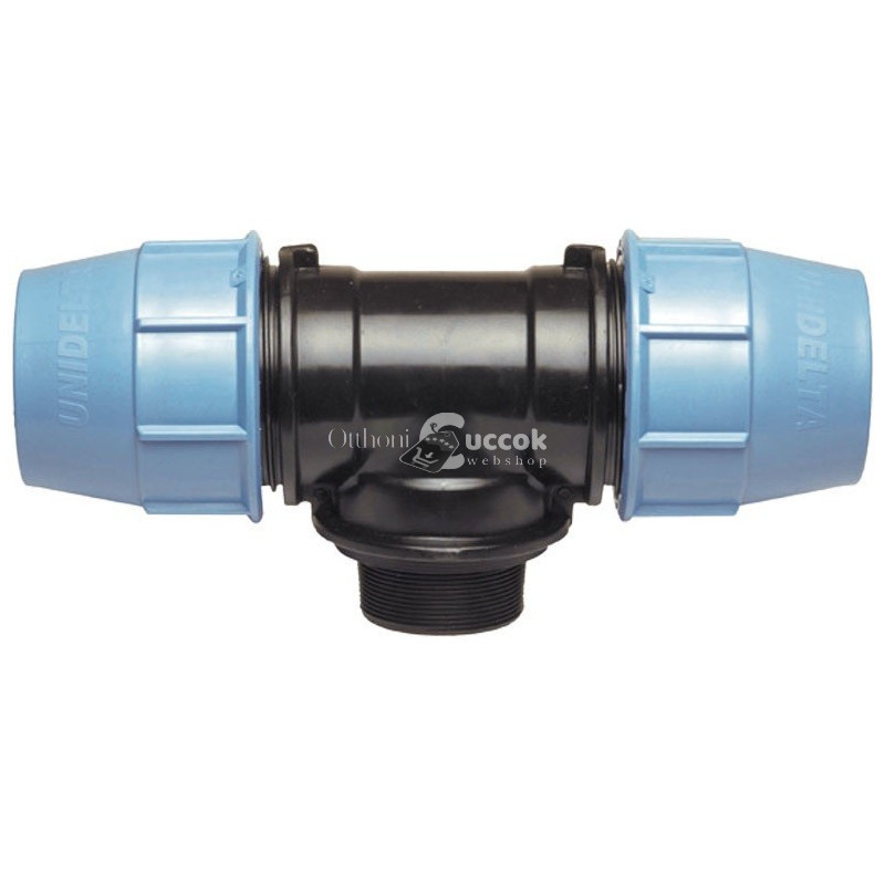 Image of KPE T-idom 20mm x 1/2 - Külső menetes csatlakozó, erős anyagból, megbízható minőségben