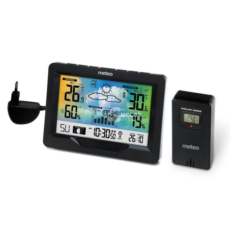 Image of Időjárás állomás METEO SP84 - időjárás előrejelzés, hőmérséklet, páratartalom, eső mérés, szélsebesség
