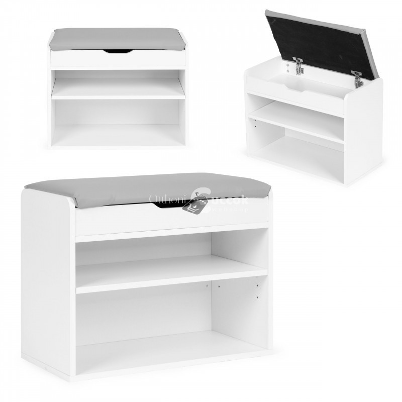 Image of Cipőtároló szekrény, polc, pad a webáruházban - praktikus bútor a cipők rendszerezéséhez.