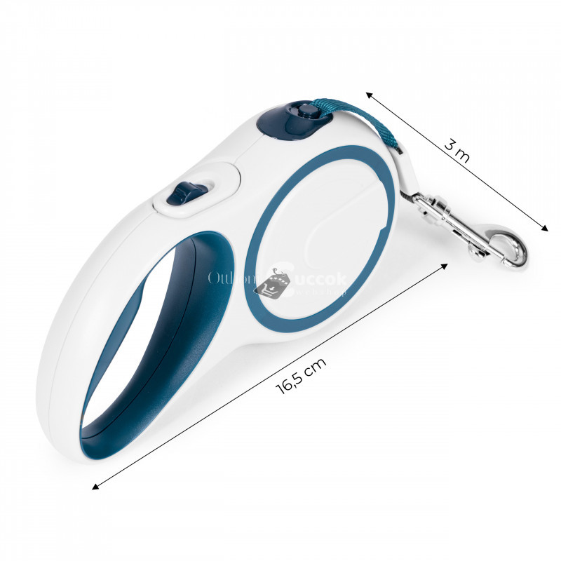 Image of Automatikus póráz macskáknak és kutyáknak zárral, 3m