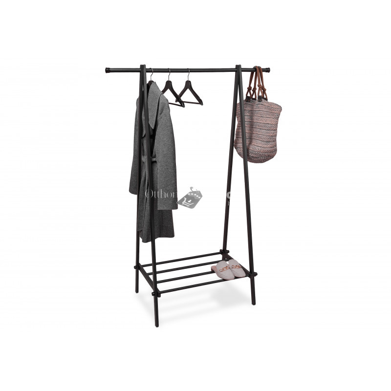 Image of Fali vállfák polccal ruhásszekrényhez - ruhák tárolása, praktikus tárolás, ruhatár rendezése