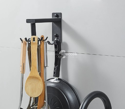 Image of Falra szerelhető kampós konyhai rendszerező