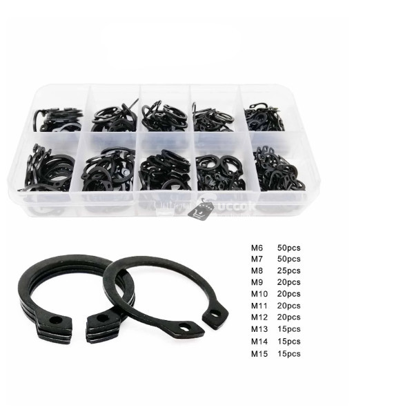 Image of 250 db-os rozsdamentes acél tengelycsapágy rögzítő kapocs