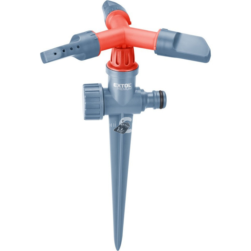 Image of Leszúrható háromágú forgó locsóló, kuplung csatlakozóval