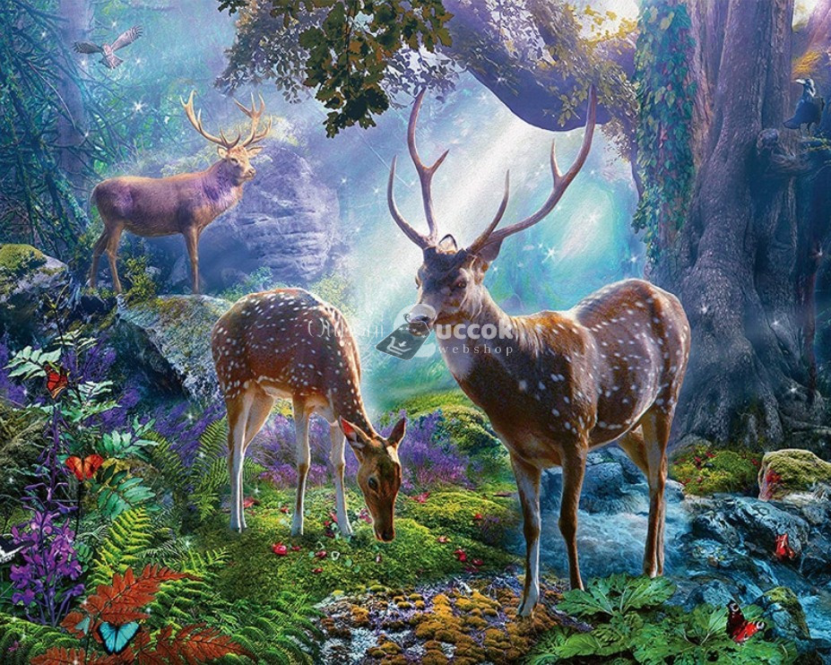 Image of Őzikés csináld magad mozaikkép