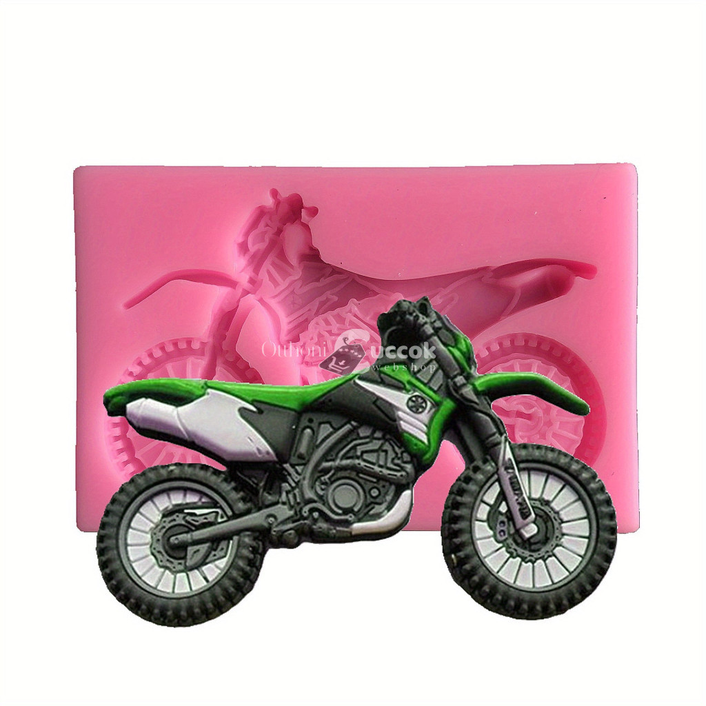 Image of Motorkerékpár alakú szilikon öntőforma