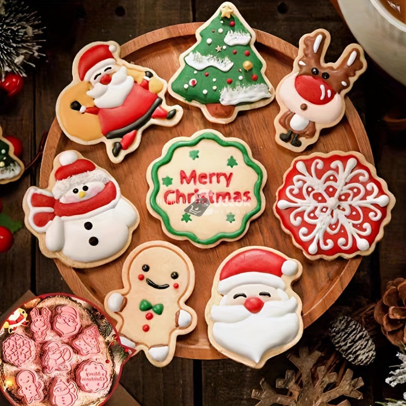 Image of 8 darab karácsonyi süti kiszúró