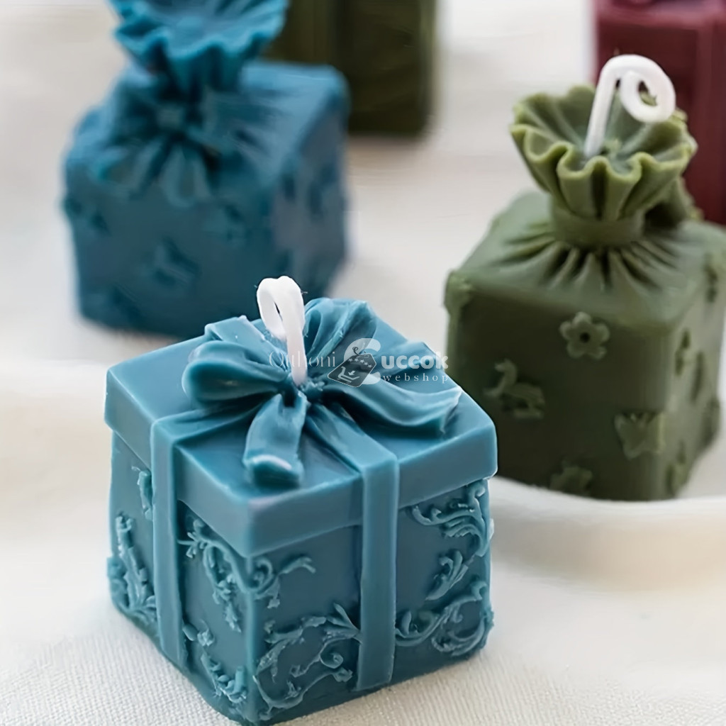 Image of Karácsonyi ajándékdoboz szilikon forma