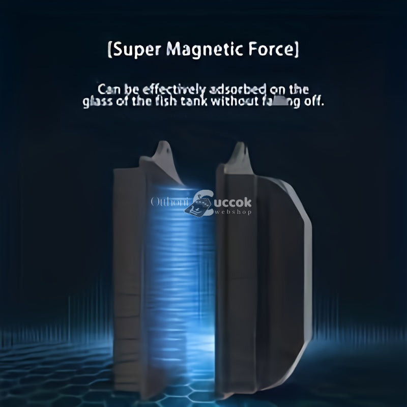 Image of Nagy mágneses akvárium tisztító, kétoldalas alga kaparó szerszám erős mágnessel