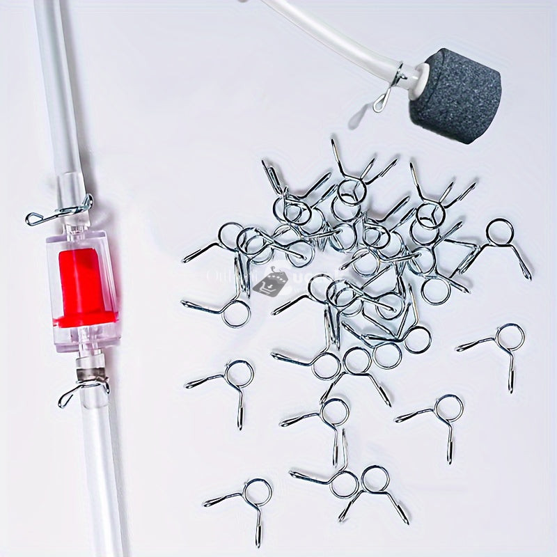 Image of Rozsdamentes acél akvárium oxigén csőbilincsek