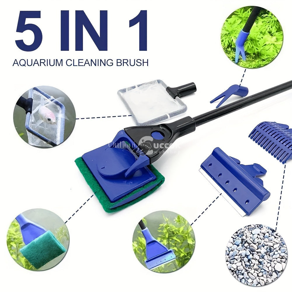Image of 5 az 1-ben akvárium tisztító eszköz