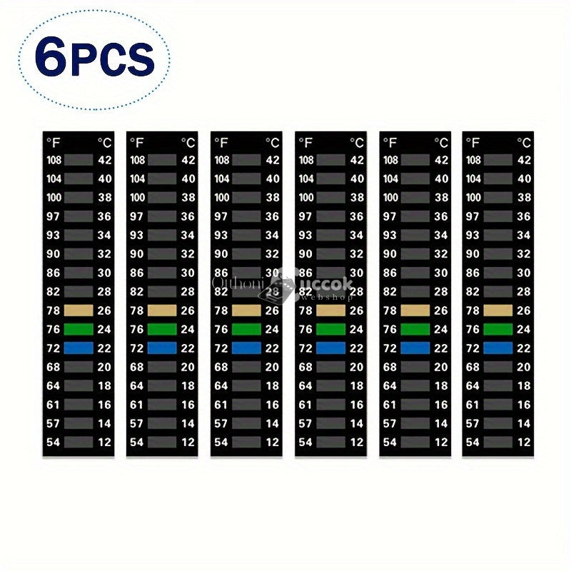 Image of 6db Digitális Hőmérő Csík Akváriumokhoz