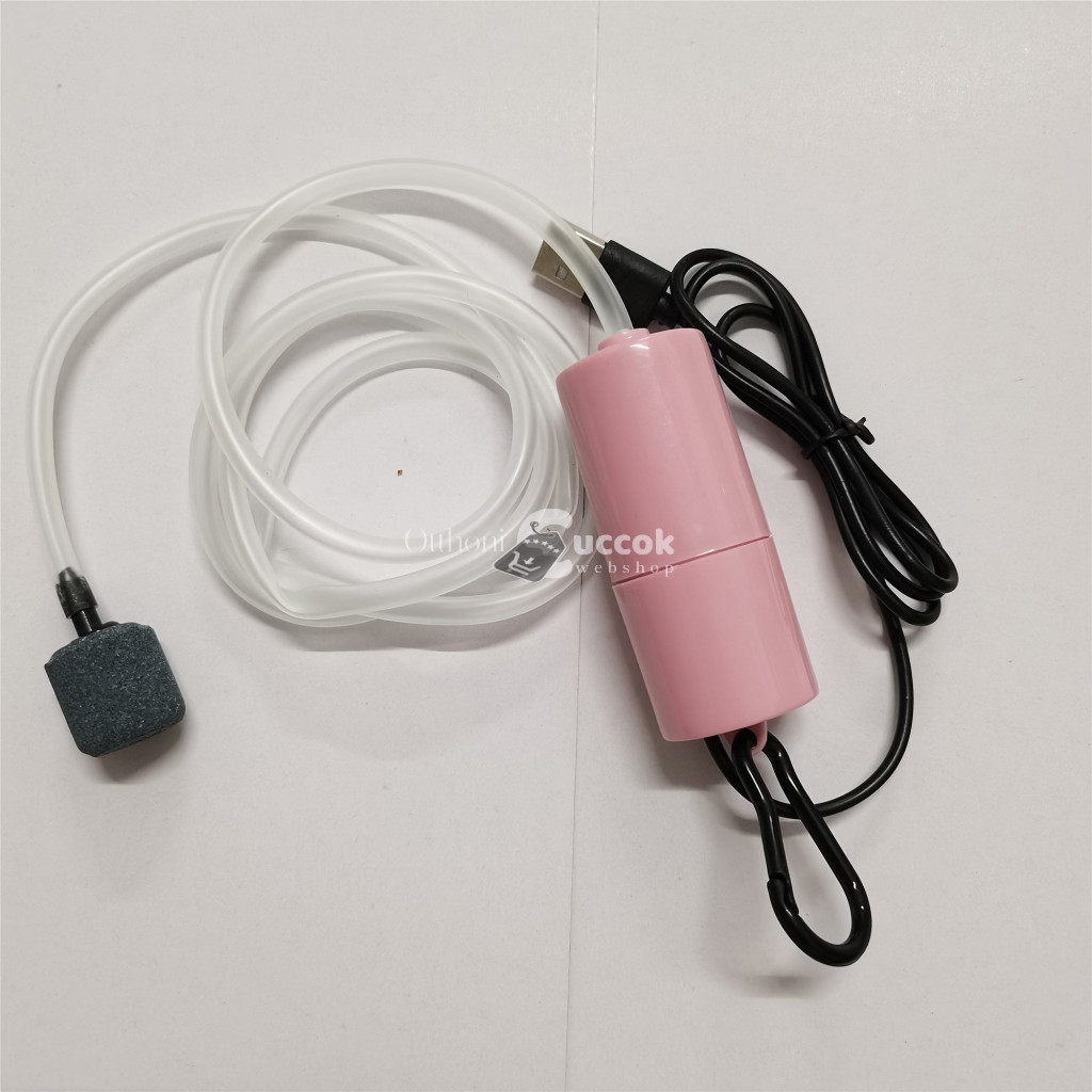 Image of Csendes hordozható USB akvárium légszivattyú