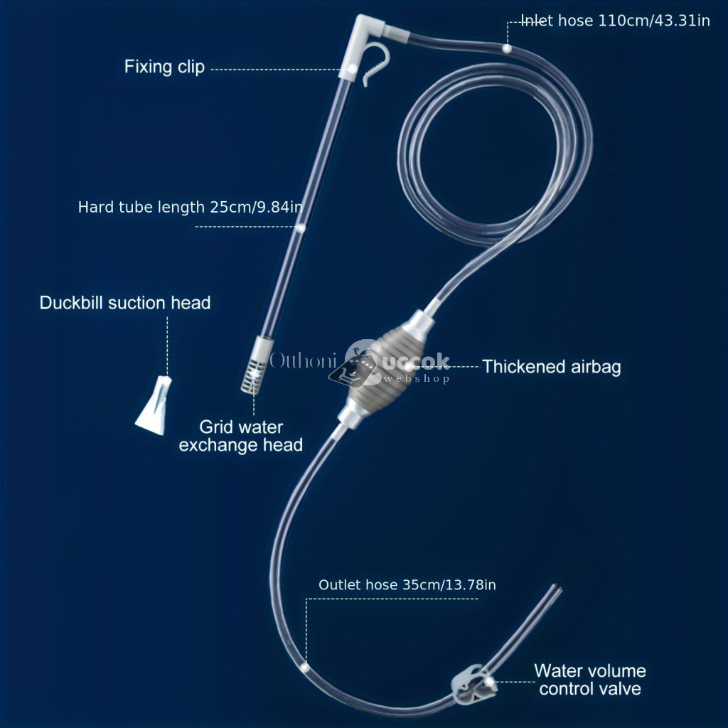 Image of Kompakt 1.9m Akvárium Vízcserélő Készlet