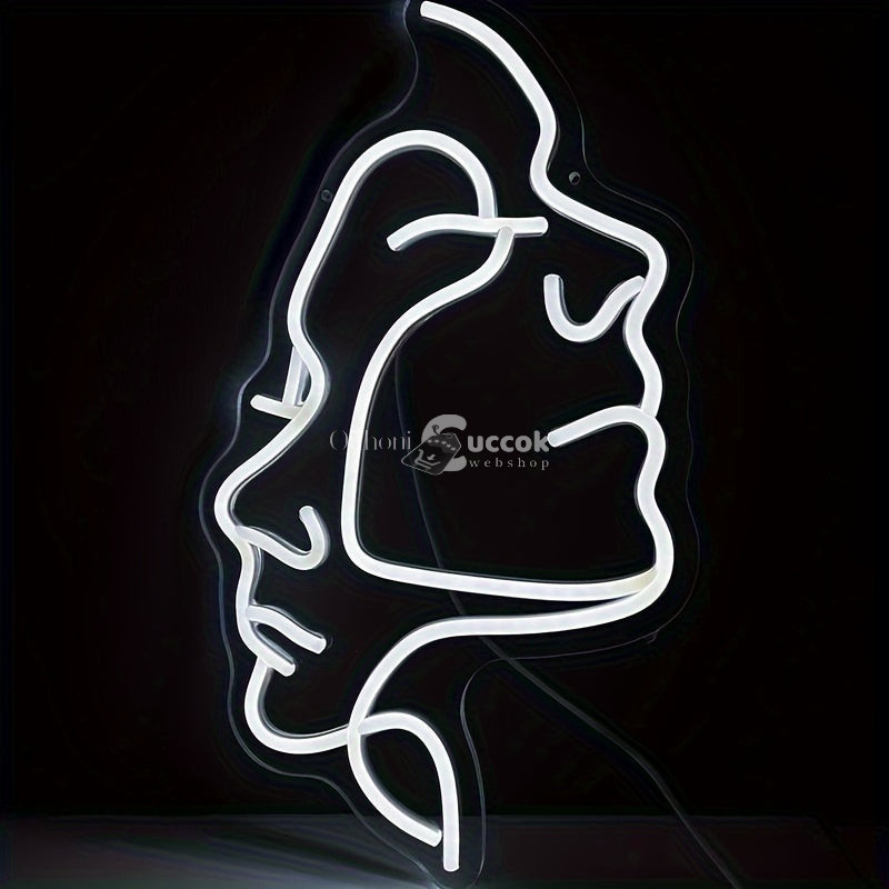 Image of Modern neon arc szimbólum fali dekoráció